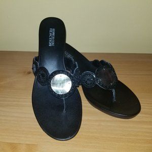 Kenneth Cole Black Sandals sz 6.5